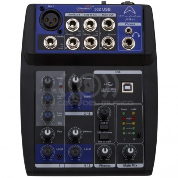 CONNECT 502 USB MIXER WHARFEDALE