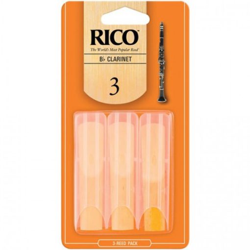 RCA0330 PACK  3 CAÑAS CLARINETE BB 3 RICO