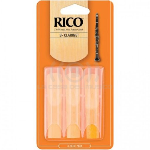 RCA0335 PACK  3 CAÑAS CLARINETE BB 35 RICO