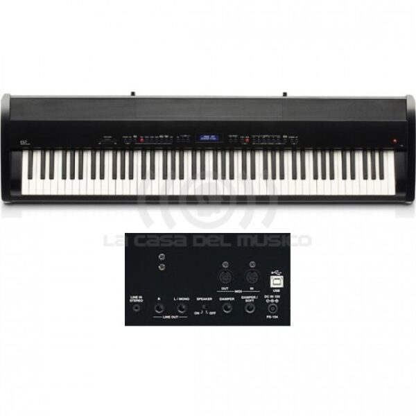 ES7 PIANO DIGITAL BLACK KAWAI