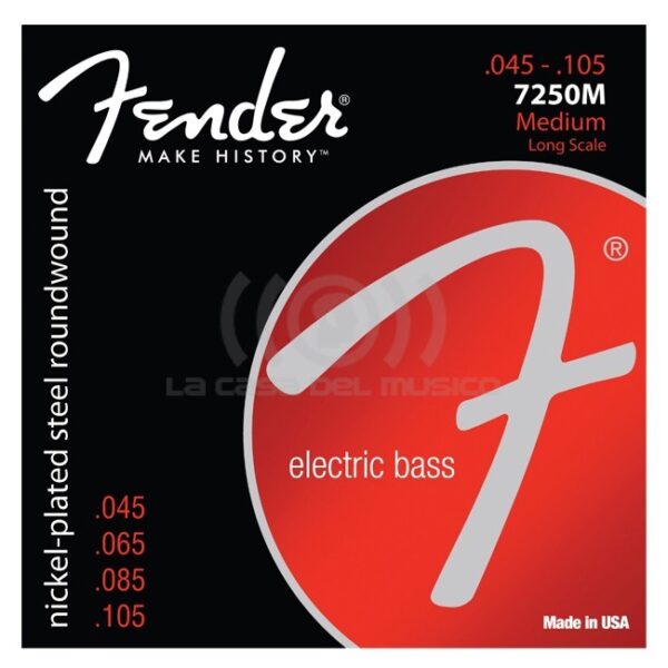 7250M 45-105 SET CUERDAS BAJO FENDER