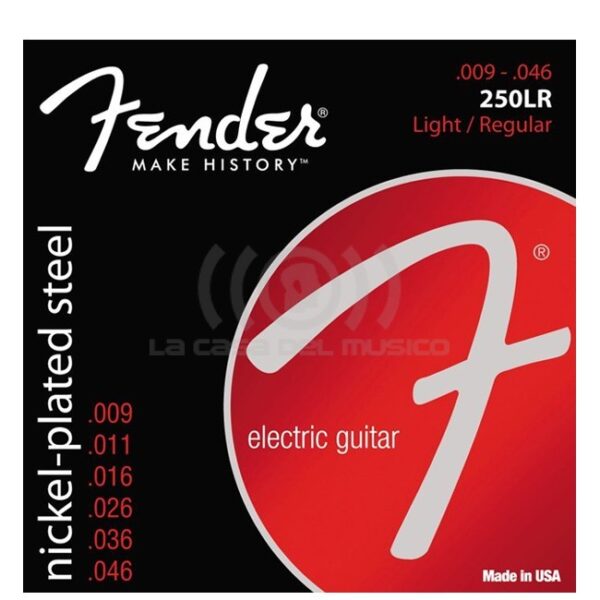 250LR 9-46 SET CUERDAS GUIT ELECT FENDER