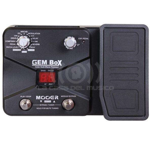 GEM BOX PEDALERA MULTIEFECTO GUITARRA MOOER