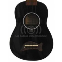 Ukelele Soprano Dolphin Black