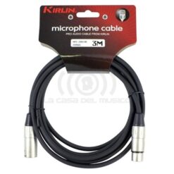 Kirlin Cable de Micrófono XLR XLR 3m