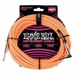 Cable Ernie Ball Instrument Neon Orange 6mts