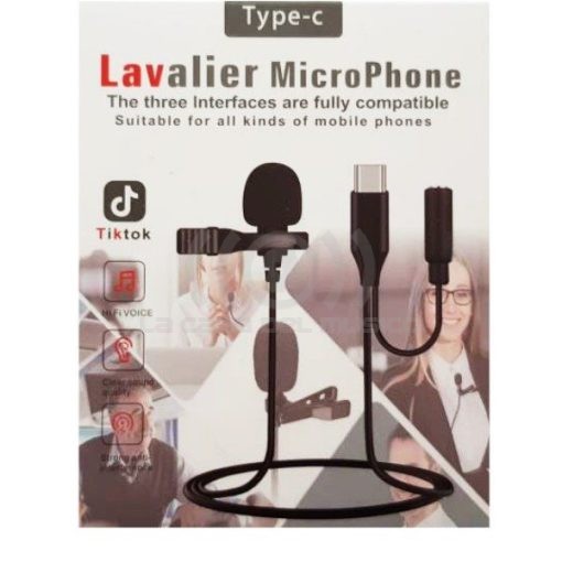 Micrófono Lavalier Tipo C