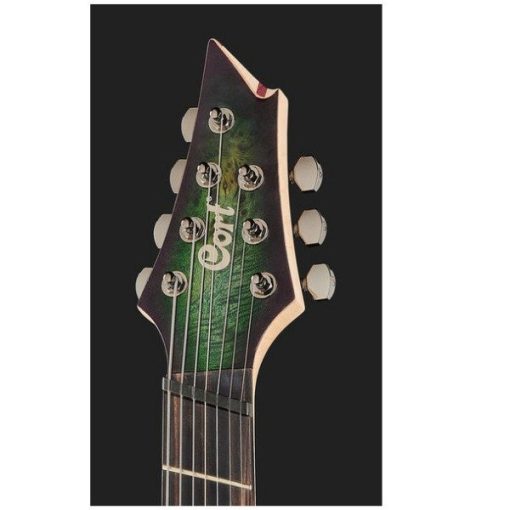 Guitarra 7 cuerdas Cort KX507MS Star Dust Green