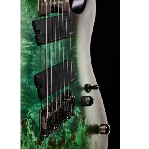 Guitarra 7 cuerdas Cort KX507MS Star Dust Green