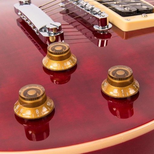 Les Paul Vintage V100T ReIssuedG Flamed Trans Wine Red