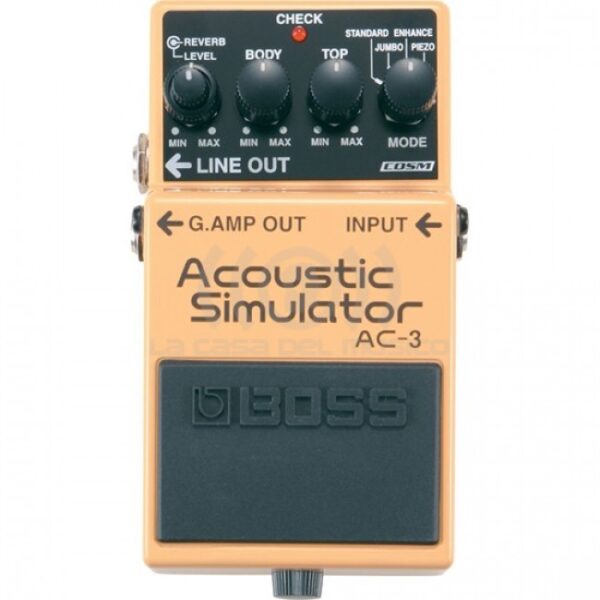 AC3 PEDAL EFECTO SIMULADOR GUITARRA ACUSTICA BOSS