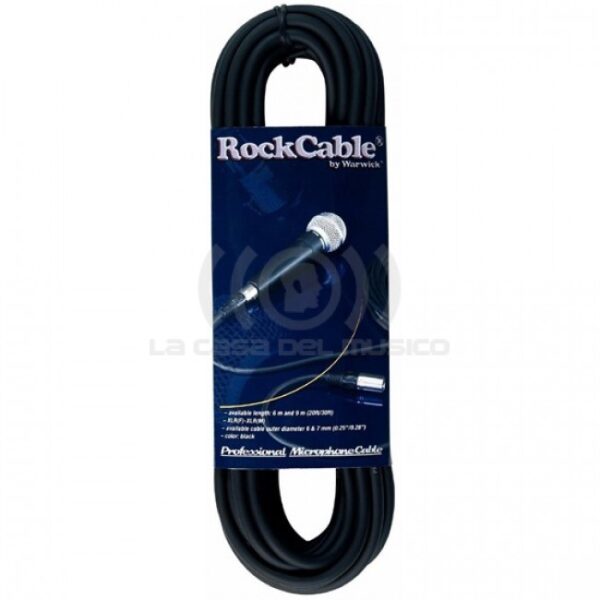 RCL30315D7 CABLE MICROFONO 15MT XLR XLR ROCKBAG