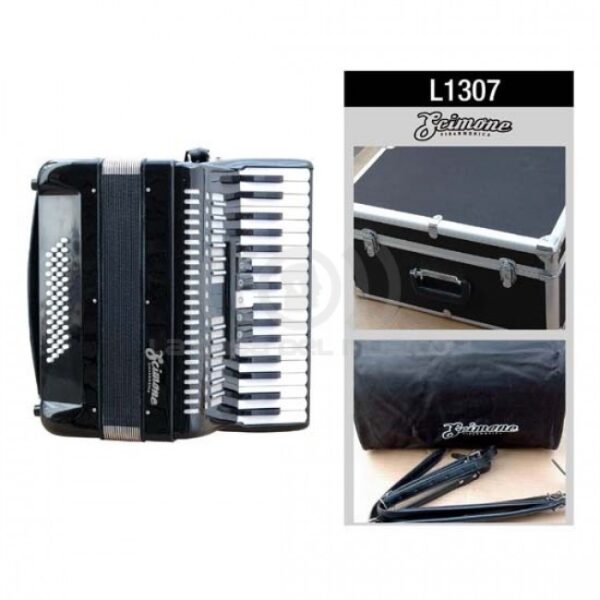 L1307 34K BK ACORDEON 48 BAJOS C/FUNDA SCIMONE