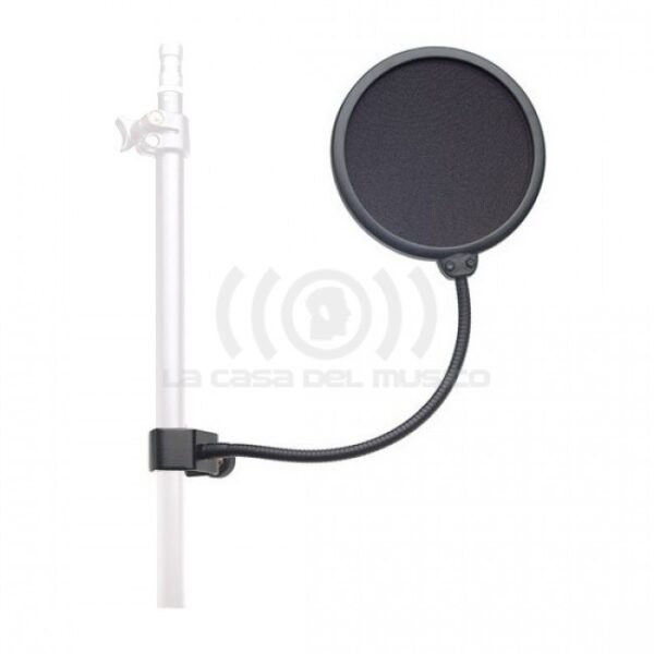 23956 POPKILLER POP FILTER ANTIPOP MIC BLACK K&M