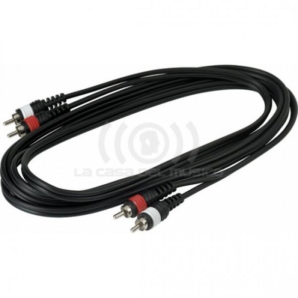 RCL20944D4 CABLE PATCH 2RCA-2RCA 3MT ROCKCABLE