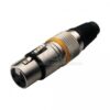 RCL10001P CONECTOR XLR HEMBRA PLASTICO ROCKCABLE