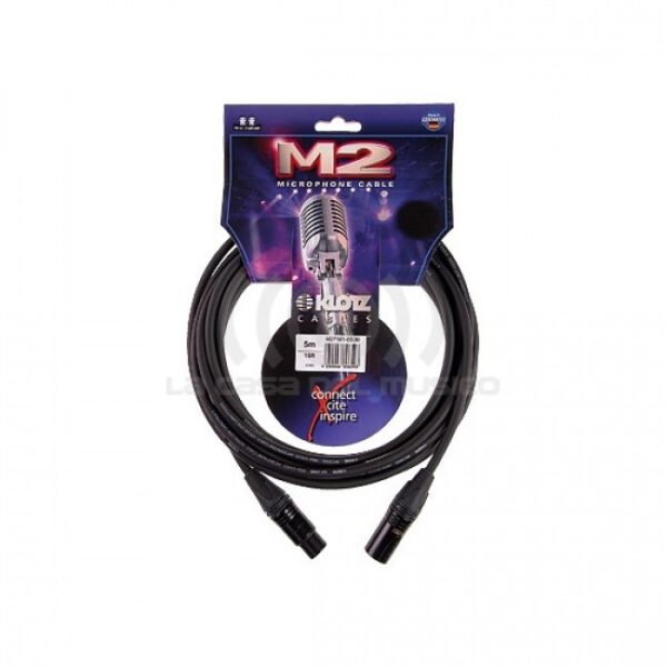 M2FM1A1500 CABLE MICROFONO XLR-XLR AMPHENOL 15M KLOTZ