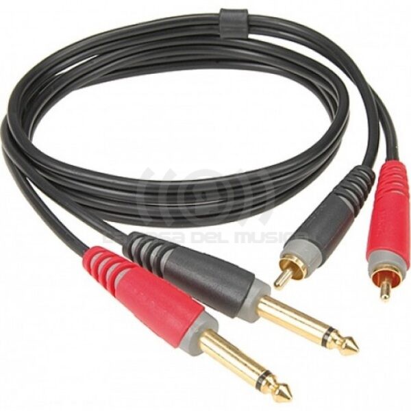 AT-CJ0300 CABLE AUDIO 2PLUG-RCA GOLD 3M KLOTZ