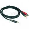 AT-CAF0100 CABLE AUDIO 2RCA ANG-2XLR HEMB 1M KLOTZ