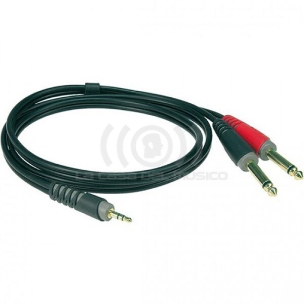 AY5-0300 CABLE AUDIO MINI PLUG ST-2PLUG MONO 3M KLOTZ