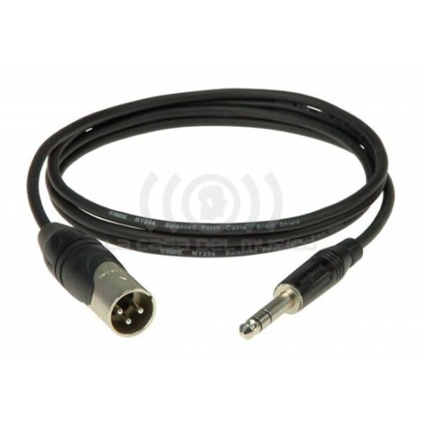 B2MP1A0200 CABLE AUDIO XLRM-PLUG STEREO 2 MTS KLOTZ