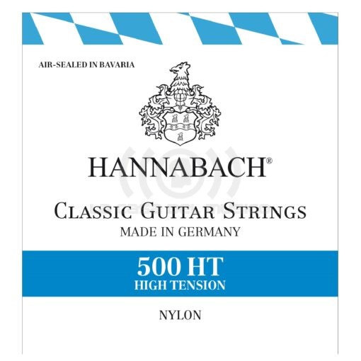 Cuerdas para Guitarra Clásica Nylon Alta Tensión 500HT HANNABACH