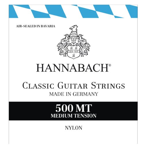 Cuerdas para Guitarra Clásica Nylon Media Tensión 500MT HANNABACH