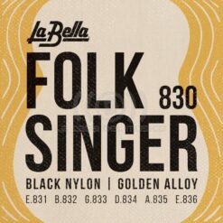 La Bella 830 Folk Singer Set Cuerdas Nylon C/Bola