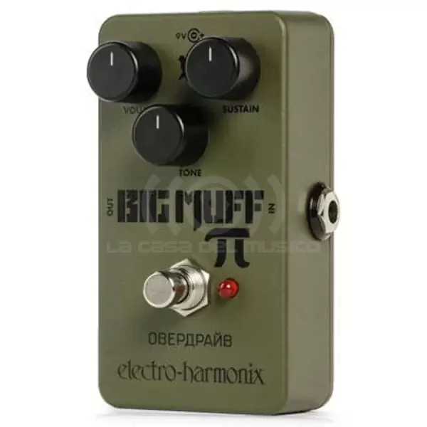 Pedal Dist&Fuzz Green Russian Big Muff PI Electro Harmonix