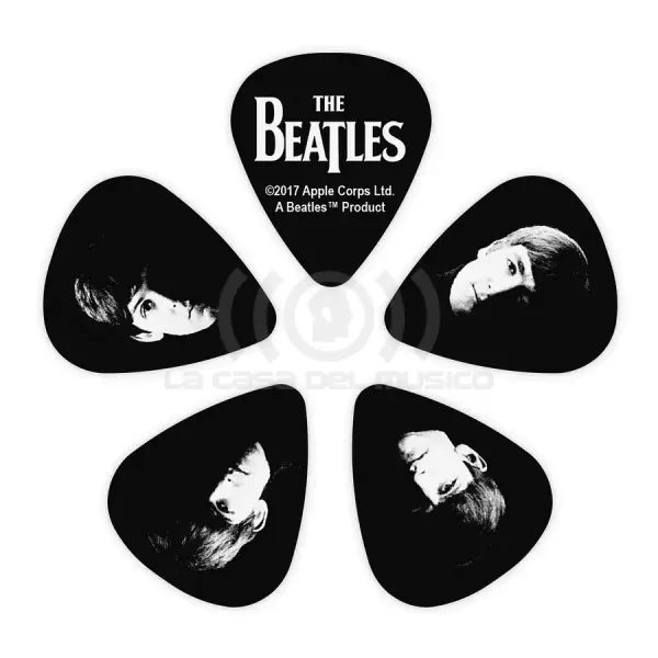 Pack 10 uñetas Daddario  Meet The Beatles 1CBK4-10B2 (70mm)