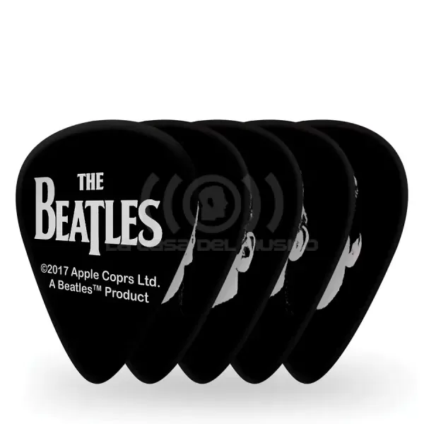 Pack 10 uñetas Daddario  Meet The Beatles 1CBK4-10B2 (70mm)