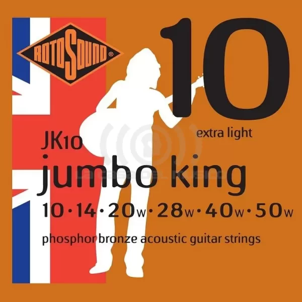 Set para guitarra electroacústica JK10 (Jumbo King)