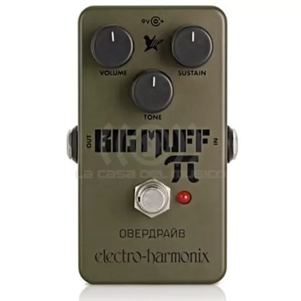 Pedal Dist&Fuzz Green Russian Big Muff PI Electro Harmonix