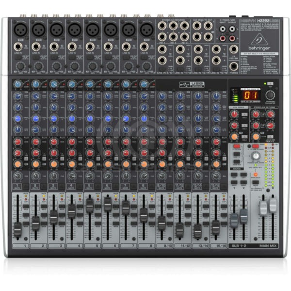 Behringer Xenyx X2222USB Mixer Analógo con Interfaz USB y FX