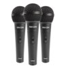 Set 3 micrófonos dinámicos DM800 c/switch