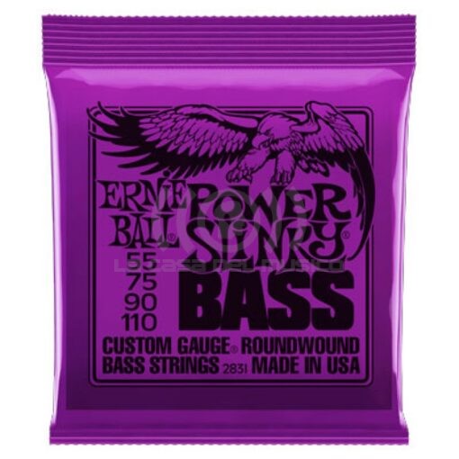 P02831 BASS POWER SLINKY SET CUERDAS BAJO EBALL