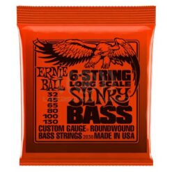 Ernie Ball 2838 Nickel Wound Bass Long Scale Slinky 32-130 – 6 CUERDAS