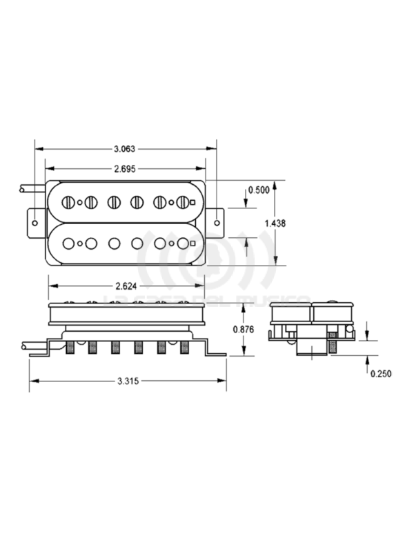 CÁPSULA SEYMOUR DUNCAN SH-6N DUNCAN DISTORTION BLK