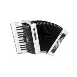 BRAVO II 48 ACORDEON HOHNER 48 BAJOS Blanca