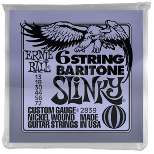 Ernie Ball 2839 6 String Baritone Slinky 13-72