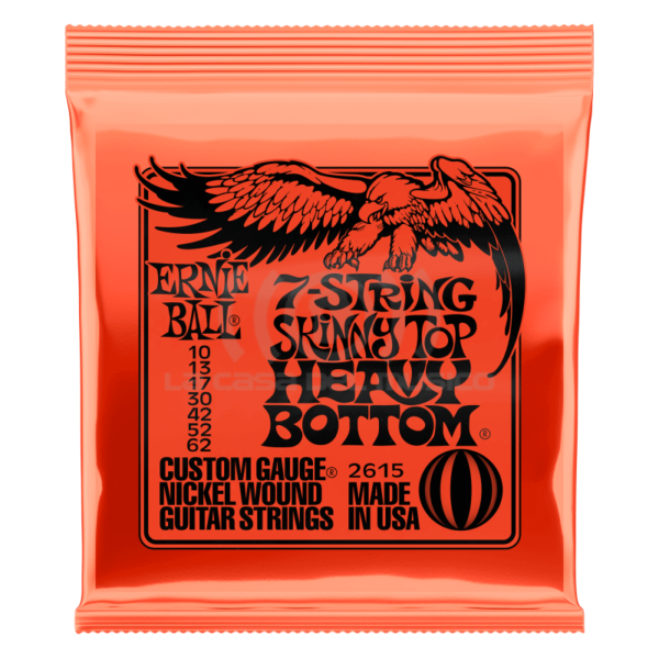 Ernie Ball 2615 7-Strings Skinny Top Heavy Bottom 10/62