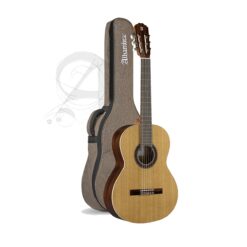 Alhambra® 1C HT Guitarra Clásica Estudio Hybrid Terra Natural Con Funda
