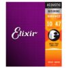 Elixir 11027 Acoustic 80/20 Bronze Custom Light 11-52