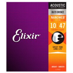 Elixir 11002 Acoustic 80/20 Bronze Extra Light 10-47