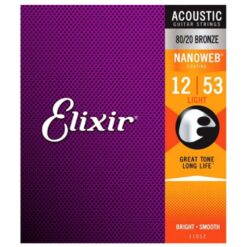 Elixir 11052 Acoustic 80/20 Bronze Light 12-53