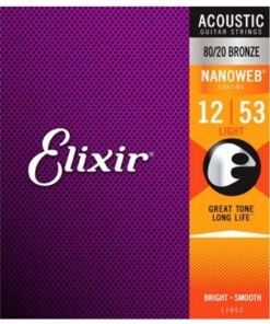 Elixir 11052 Acoustic 80/20 Bronze Light 12-53