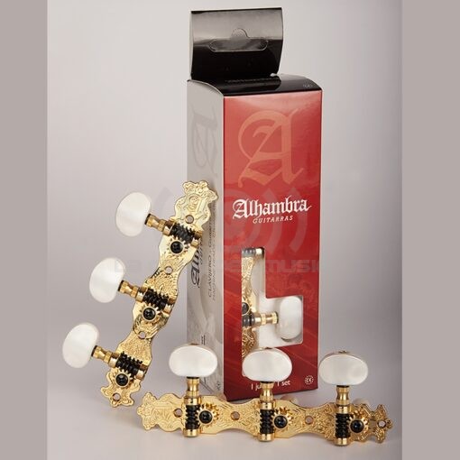 Alhambra 9487 Clavijas Guitarra Clásica Golden A