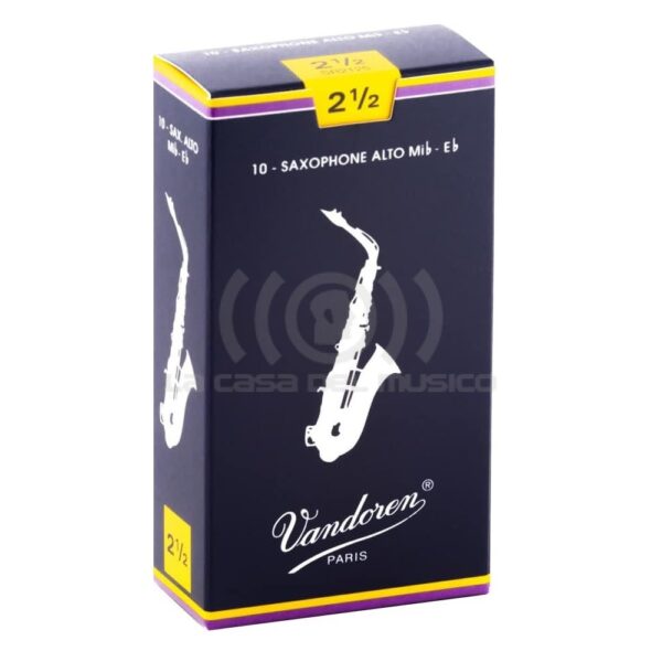 Vandoren Caña para saxofón alto 2.5 SR2125