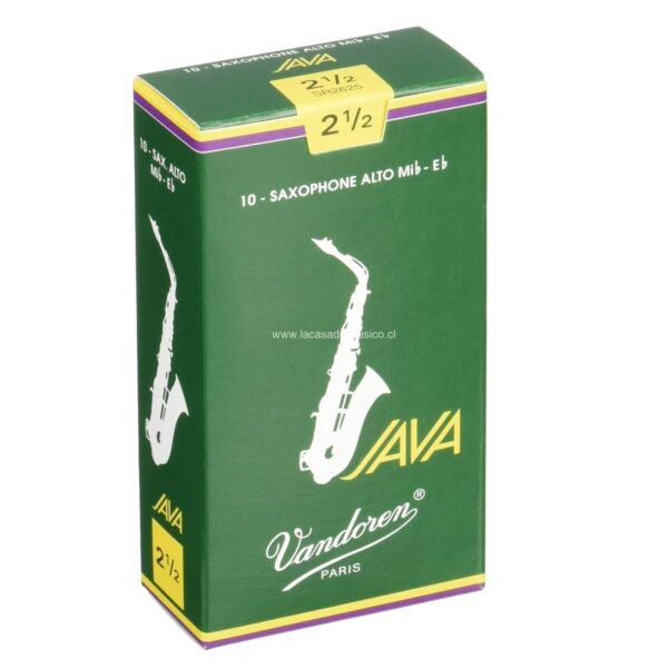 Vandoren SR2625 JAVA Caña saxofón alto 2