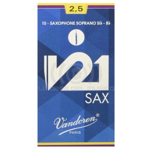 Vandoren SR8025 Soprano Sax V21 Cañas 2.5